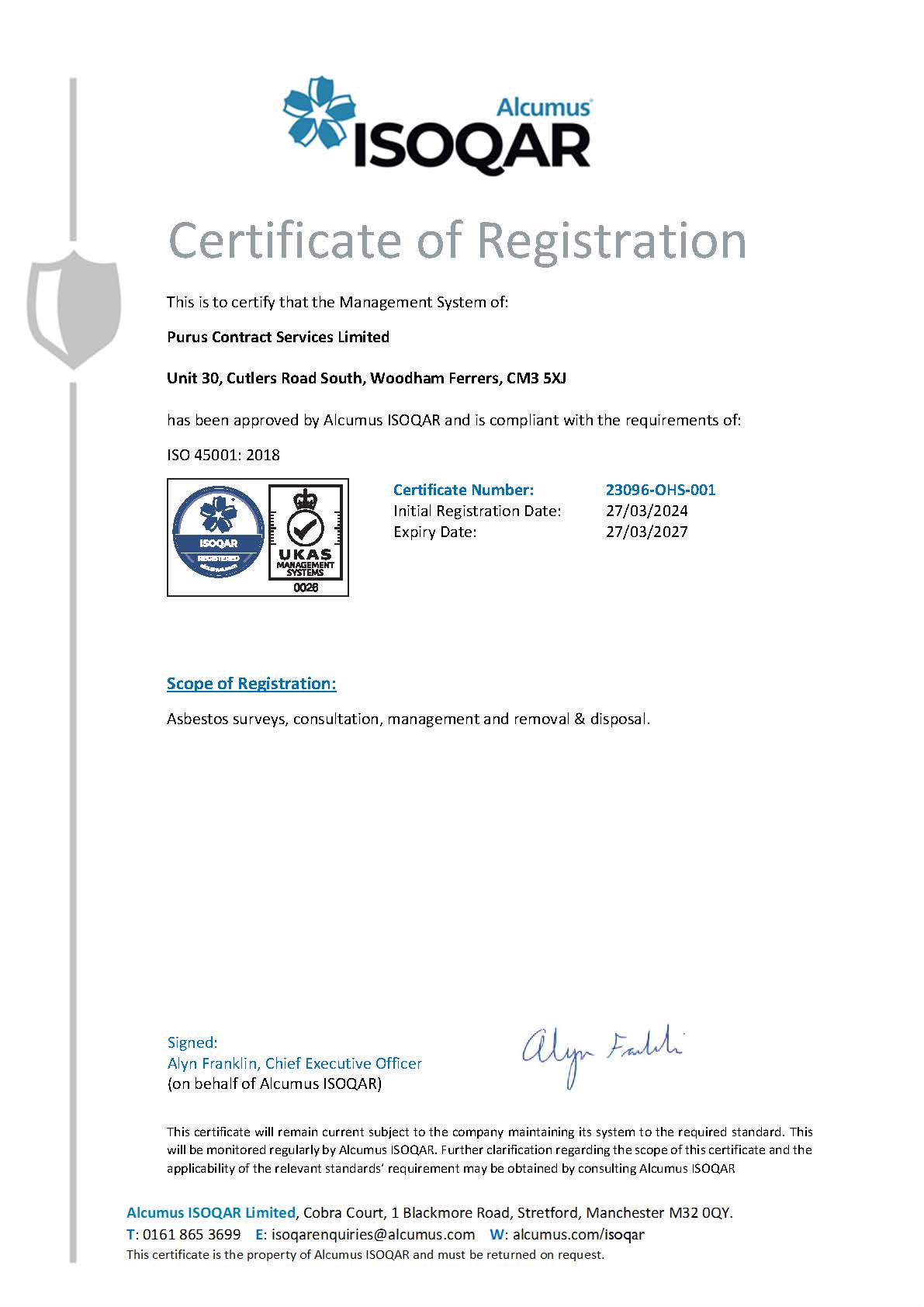 ISO45001 2018